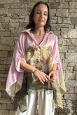 Zeta Otto Montana Mountain Range Blouse Pink